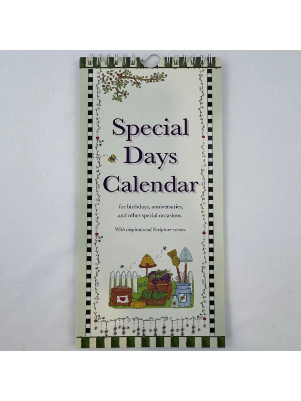 Special Days Calendar Set Of 3 Inspirational Scripture Verses Spiral-Bound NEW